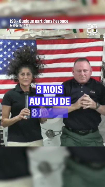 Les deux astronautes bloqués sur l’ISS rentreront (peut-être) dans huit mois