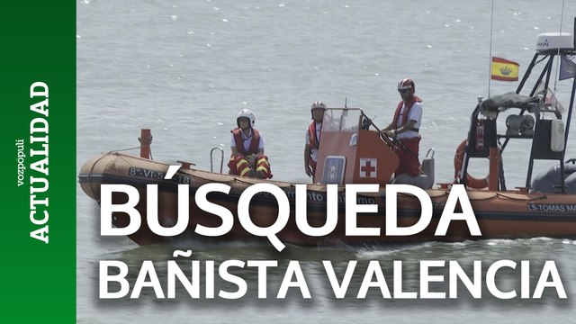 Continúa la búsqueda del bañista desaparecido este domingo en la playa de Massalfassar
