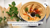 El hummus es el snack saludable cargado de proteínas y fibra perfecto para picar algo entre horas