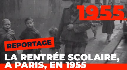 La rentrée scolaire, à Paris, en 1955 | Histoire de Paris | Ville de Paris