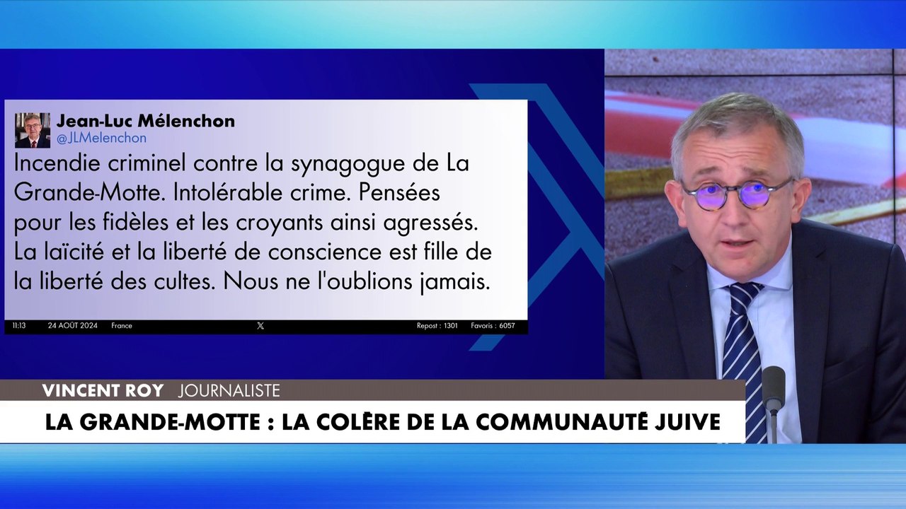 Vincent Roy : «Des bas instincts antisémites se sont libérés en France, [...] aidés par une partie minoritaire de la classe politique»