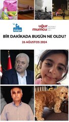 Bir dakikada bugün ne oldu?