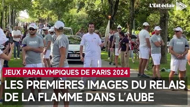 Découvrez les premières images du relais de la flamme paralympique dans l'Aube