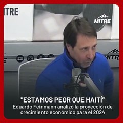 Feinmann, uno que la empezó a ver:  "Estamos peor que Haití"