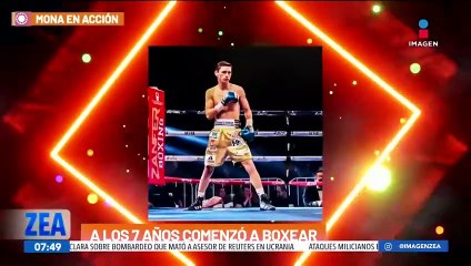 Él es Alan "Rey David" Picasso, campeón de boxeo y estudiante de neurociencias