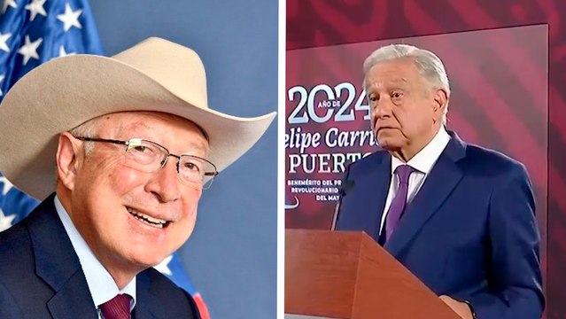 AMLO le responde a Ken Salazar, embajador de Estados Unidos en México por pedir 'no pelear'