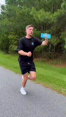 Running with Bigger and Bigger Feastables!  | Epic Candy Challenge