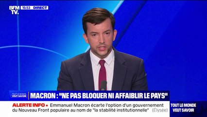 Jean-Philippe Tanguy: "Si Emmanuel Macron avait été digne de la Ve République, il aurait déjà démissionné"