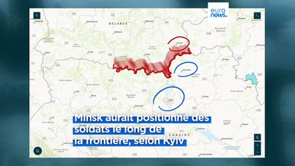 L'Ukraine accuse le Bélarus de masser les troupes à la frontière