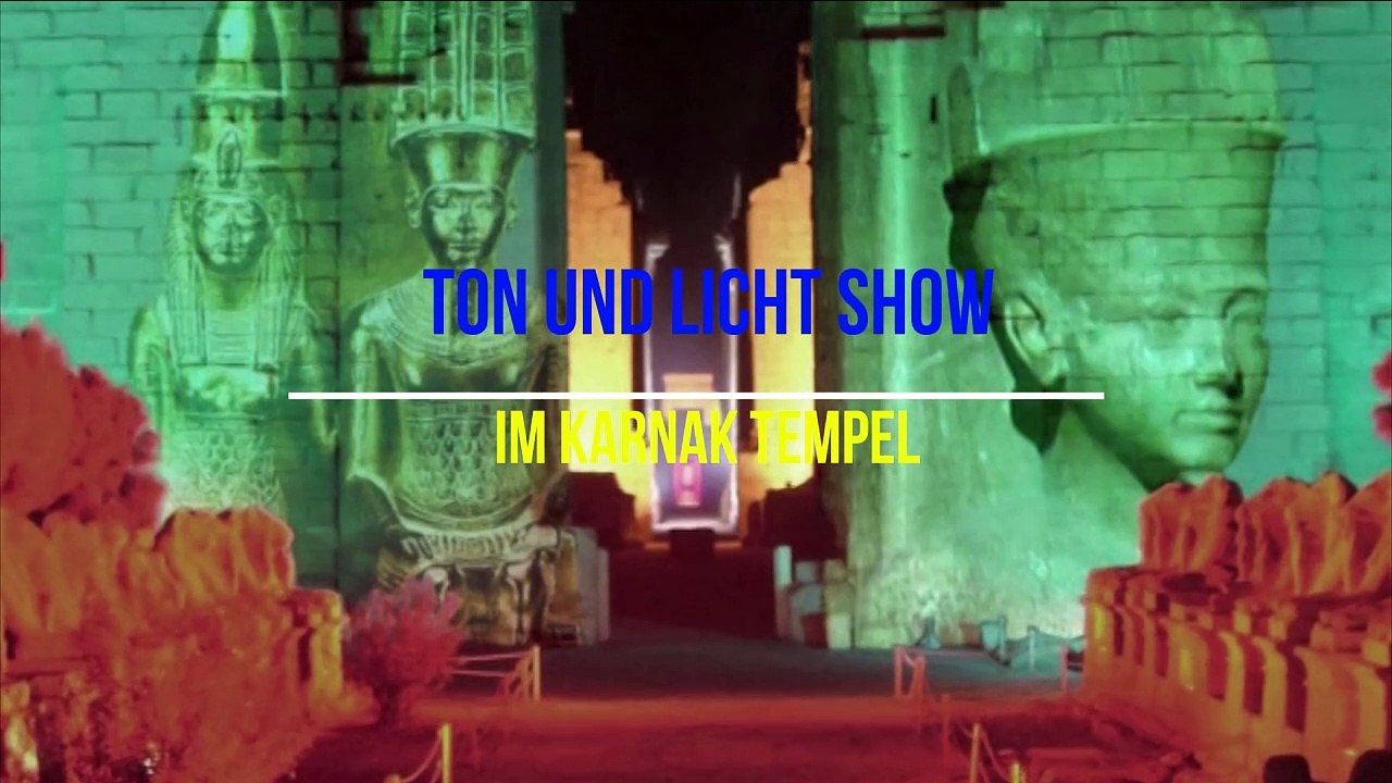 Ton und Licht Shwo im Karnak Tempel www.tmxreisen.de