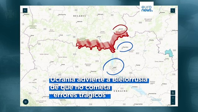Nueva amenaza: Bielorrusia concentra a sus tropas en la frontera con Ucrania
