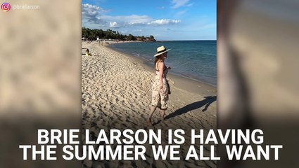 Brie Larson Rocked The Cutest Sundresses And Swimwear On Her Tropical Vacation, And It’s Her Best Take On Summer Yet