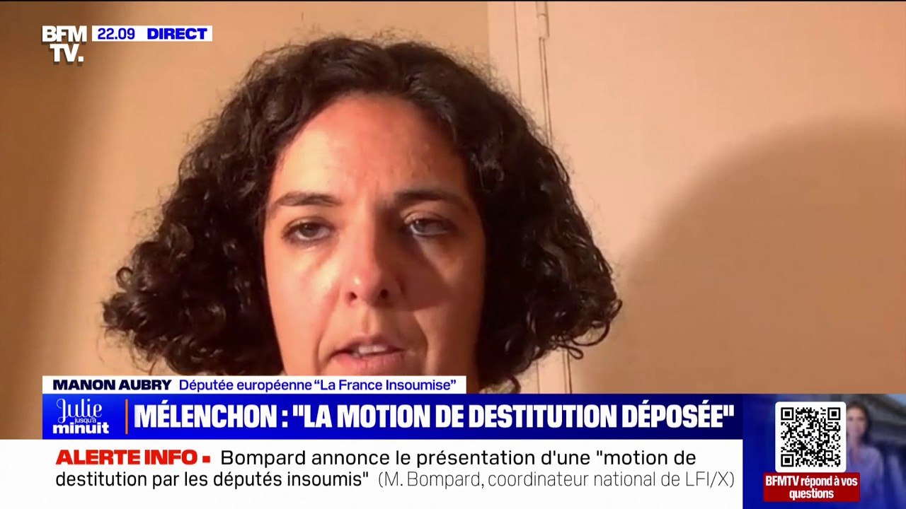 Manon Aubry (eurodéputée LFI): "C'est une atteinte extrêmement grave à la démocratie"