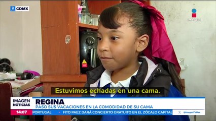 ¡Con mucha emoción! Así fue el regreso a clases para Daniela y Regina