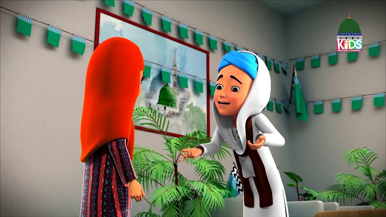 Ghulam Rasool Teaches Kaneez Fatima about Rabi ul Awal _ Islamic Cartoon for Kids in English (1)