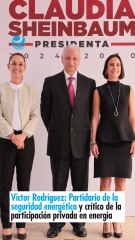 Víctor Rodríguez Partidario de la seguridad energética y crítico de la participación privada en energía