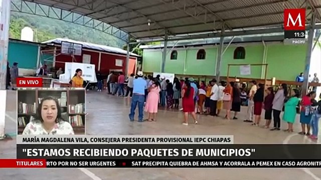 IEPC reporta entre 63 y 72% de participación en elecciones extraordinarias en Chiapas