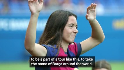 Bonmati feels proud to take the 'name of Barca women' around the world