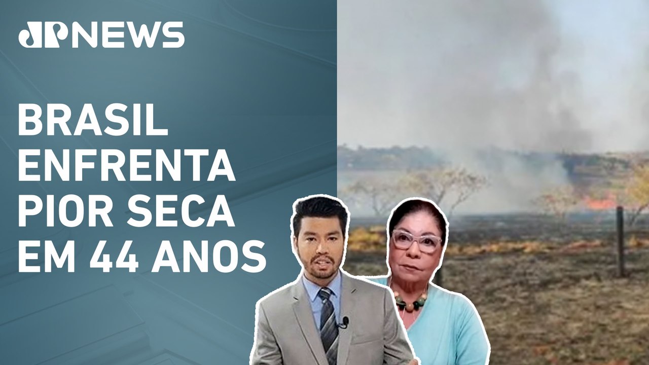 SP deve ter prejuízo de R$ 1 bilhão devido às queimadas; Dora Kramer e Kobayashi analisam