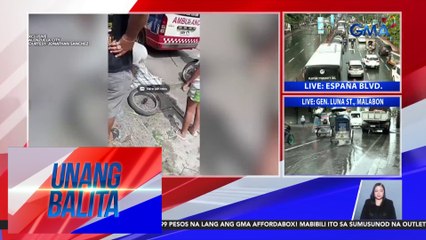 Lalaki, patay matapos masagasaan ng 10-wheeler na nawalan umano ng preno | Unang Balita