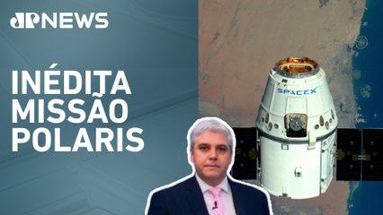 SpaceX vai levar turistas para a ‘caminhada espacial’; Favalli comenta