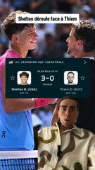 Ben Shelton en démonstration face à Thiem 