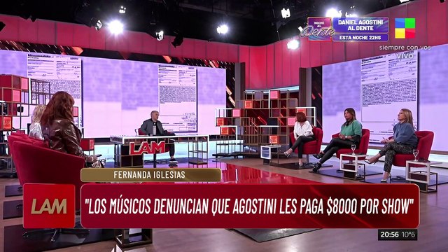 DANIEL AGOSTINI vs. NAZARENA VÉLEZ: Carta documento y denuncias de los músicos por malos tratos