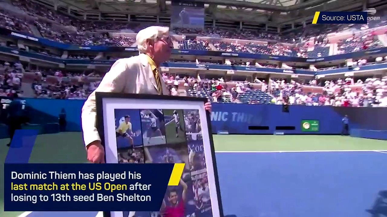 Former US Open champion Thiem bids farewell to Flushing Meadows