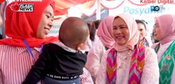 Ibu Iriana Jokowi Tinjau Vaksinasi Anak di Posyandu Kota Makassar