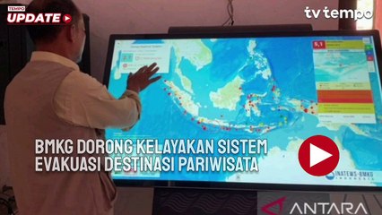 Ancaman Megathrust, BMKG Dorong Kemenparekraf Pastikan Kelayakan Sistem Evakuasi