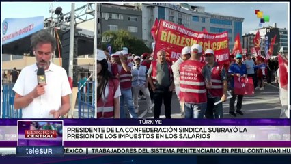 Sindicato se moviliza para exigir aumento salarial en Türkiye