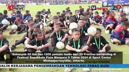 Menpora Dito Buka Festival Sepakbola Piala Menpora Forsgi ke-2 Tahun 2024