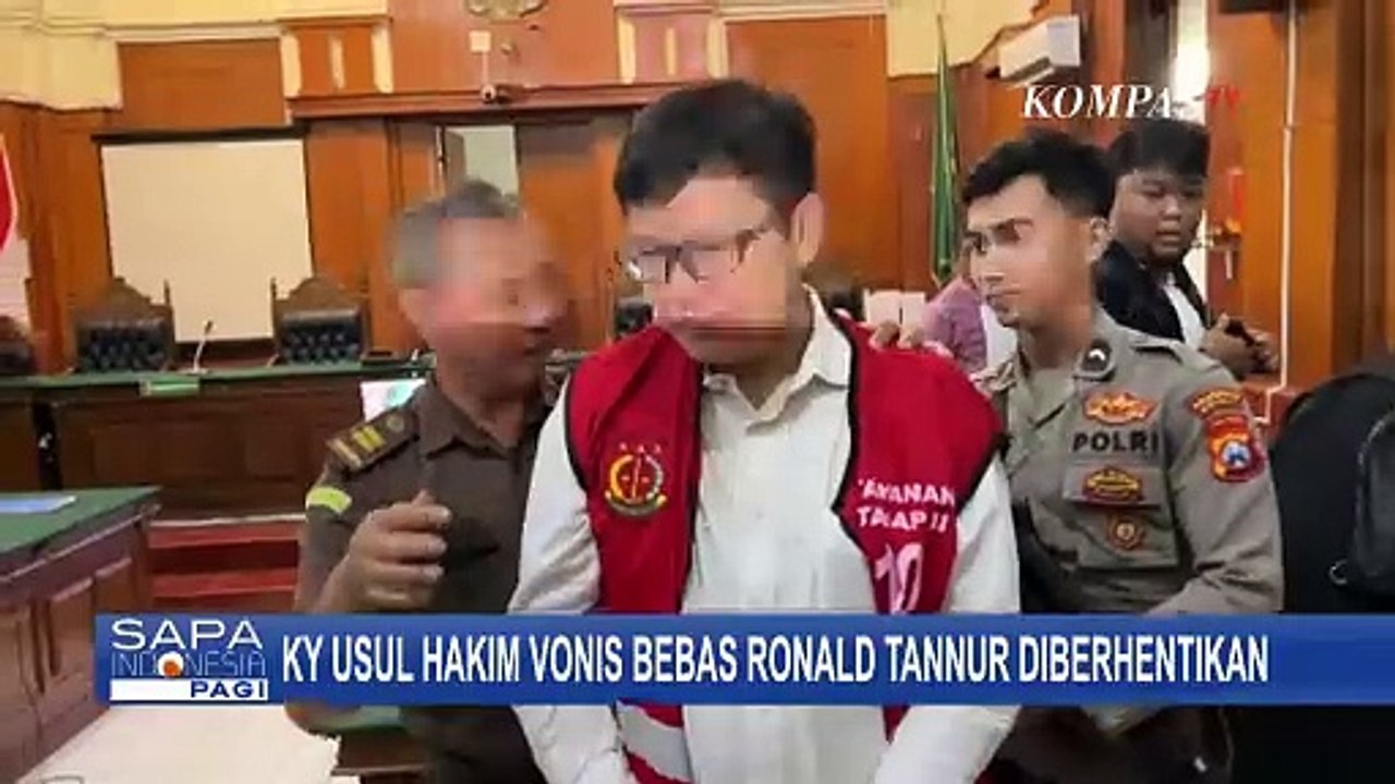 KY Usul Pemecatan 3 Hakim PN Surabaya yang Vonis Bebas Ronald Tannur, Ini Alasanya!