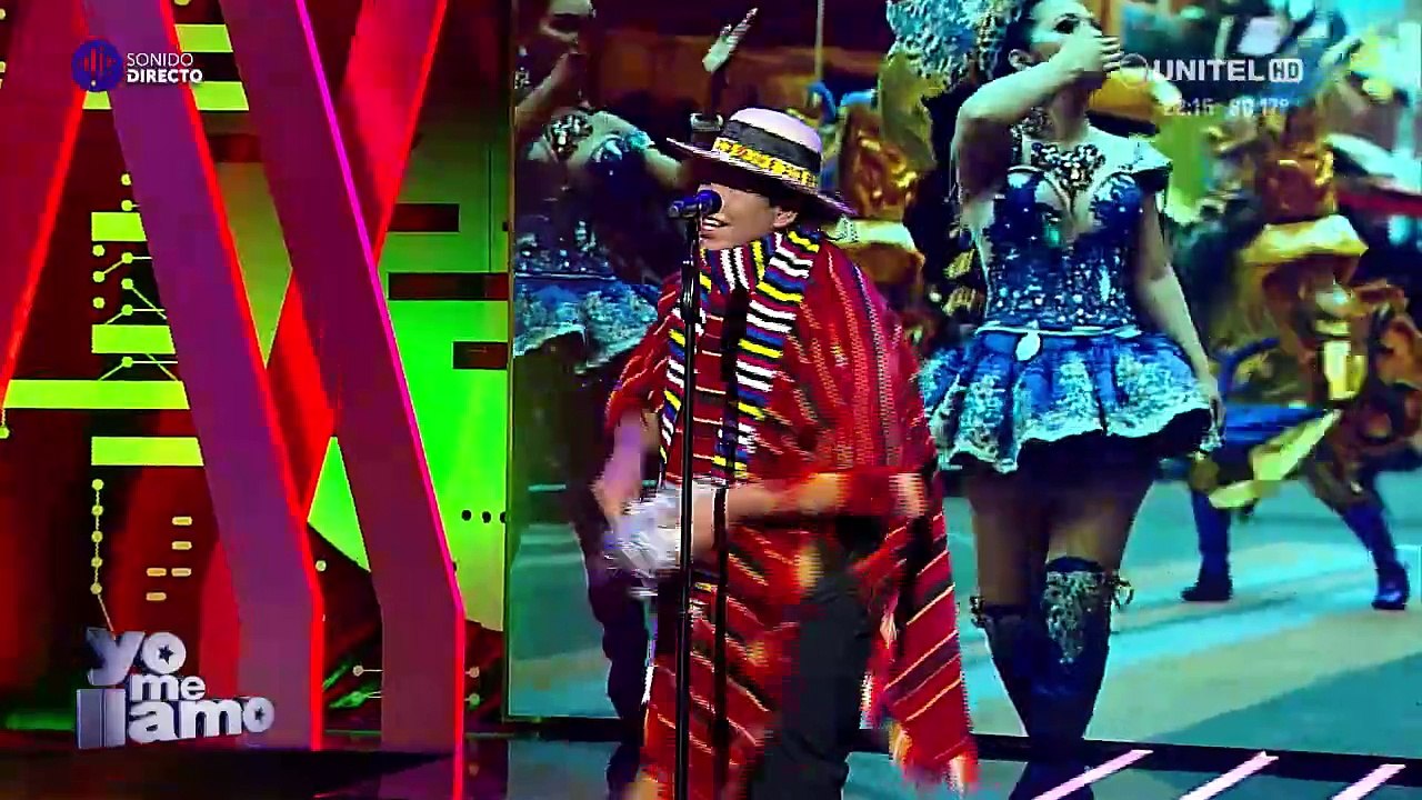 ‘La morenada del amor’ y el quirquincho se hicieron sentir en la presentación del participante que imita a Franz Chuquimia 