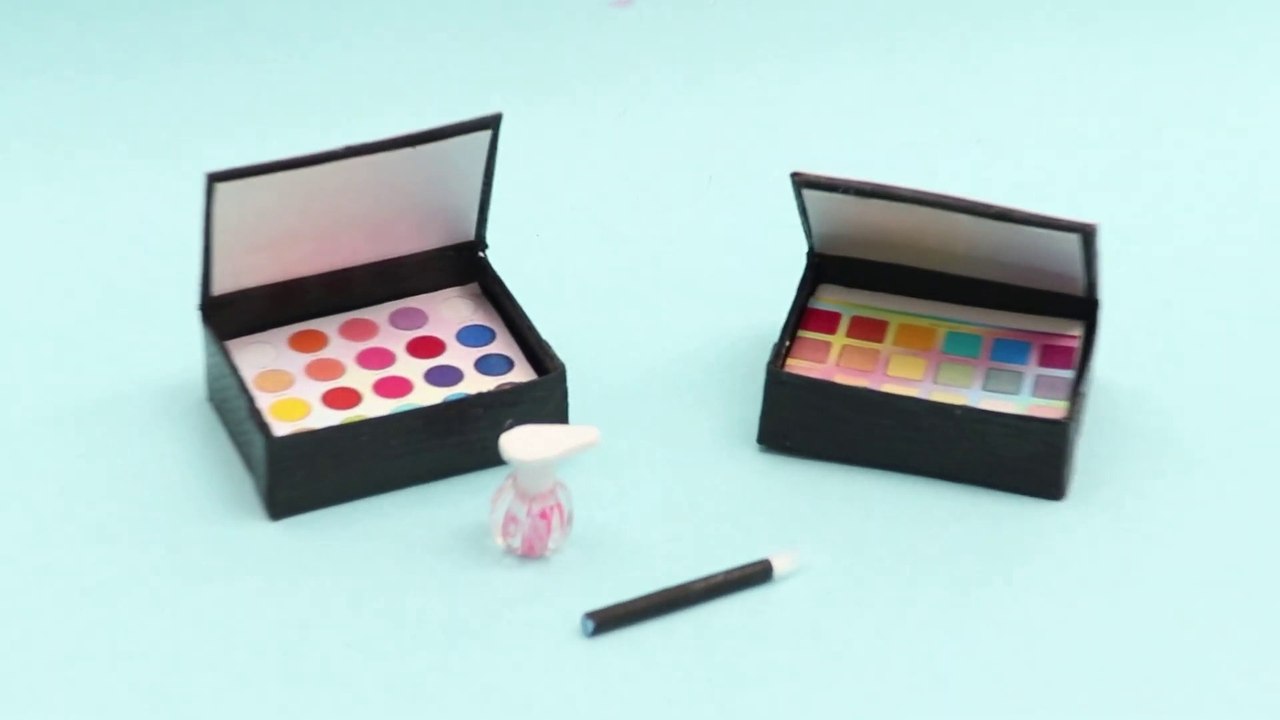 DIY Miniature makeup kit from matchbox || How to make mini makeup kit ‪