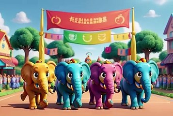 Elephant dance KidsMusic_kidssongs_nursery rhymes_kids story time_DancingAnimals_CreativePlaytime