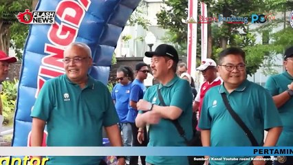 Kemenpora Gelar Jalan Sehat Dan Senam Bersama Dengan Forses Dan Forkomsam