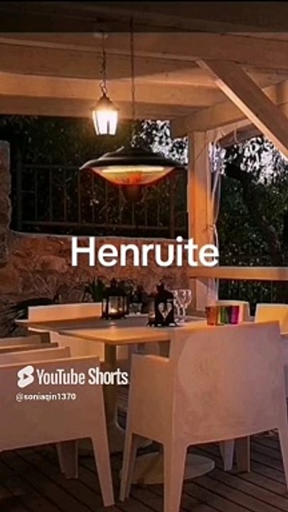 Hengruite 1000w Electric Patio Heater Outdoor Ceiling Patio Heater Outdoor Patio Heater#Garden