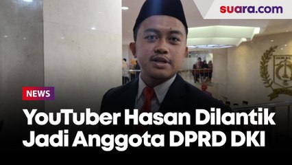 YouTuber Hasan Abdillah Dilantik Jadi Anggota DPRD DKI, Janji Manfaatkan Medsosnya Selama Jabatan