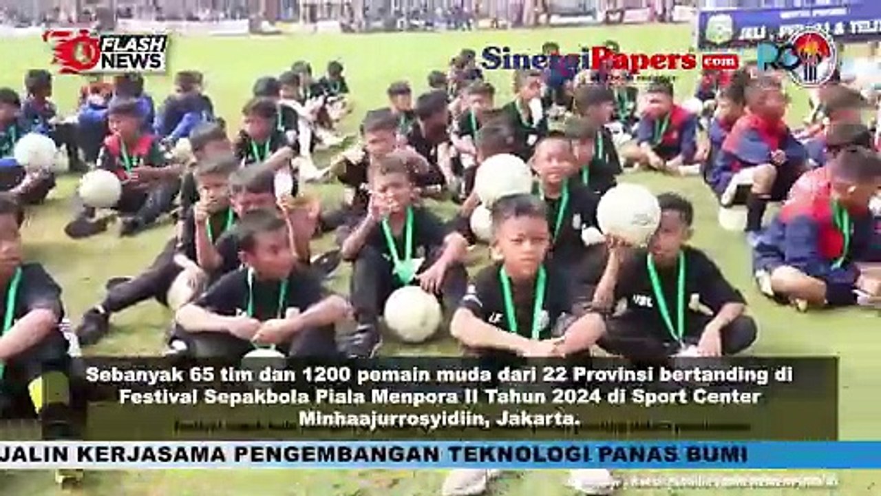 Menpora Dito Buka Festival Sepakbola Piala Menpora Forsgi ke-2 Tahun 2024