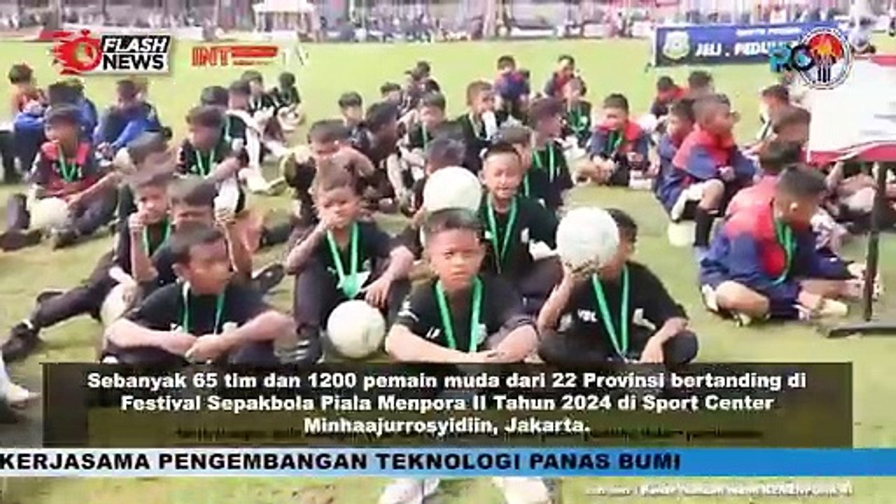 Menpora Dito Buka Festival Sepakbola Piala Menpora Forsgi ke-2 Tahun 2024