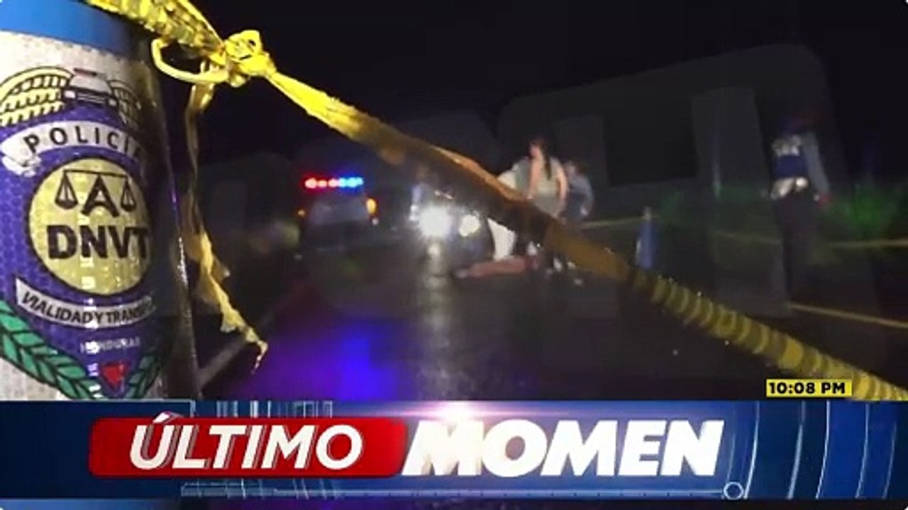 Hombre muere atropellado en carretera que conduce hacia Olancho