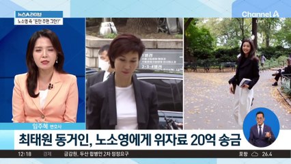 김희영, 위자료 20억 직접 송금…노소영 측 “돈만 주면 그만?”