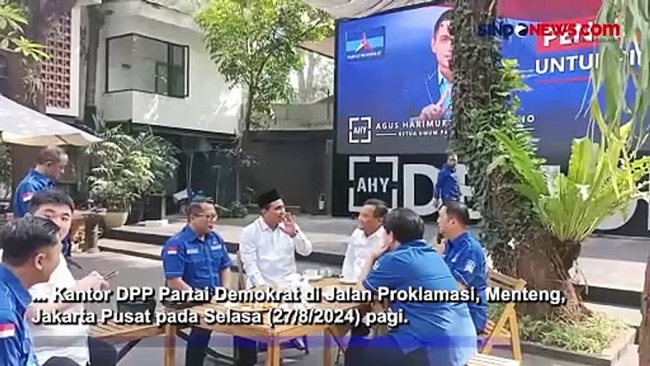 Ahmad Luthfi-Taj Yasin Datangi Markas Demokrat, Terima Dukungan?