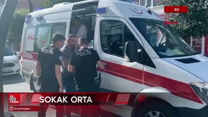 Bolu'da boşanma aşamasındaki annesinin yanında gördüğü kişiyi bıçakladı
