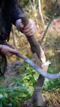 Baking A Local Bread In Traditional Style ‪@Rural Cuisine‬