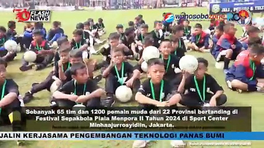 Menpora Dito Buka Festival Sepakbola Piala Menpora Forsgi ke-2 Tahun 2024