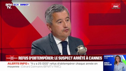 Gérald Darmanin sur les refus d'obtempérer: "Il y en a 25.000 par an en moyenne"