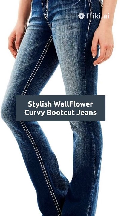 Wallflower Womens Luscious Curvy Bootcut Mid Rise Jeans #amazon #fashion #watch #shortvideo #shorts