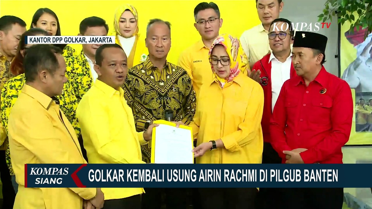 Golkar Kembali Usung Airin Rachmi di Pilgub Banten, Begini Kata Bahlil Lahadalia